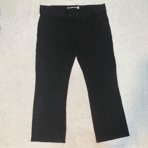 BetaBrand Classic DPYP Dress Yoga Pant Bootcut Black Women's 2X Petite